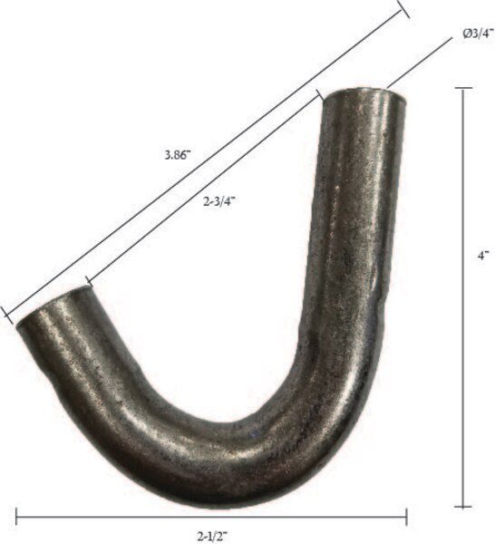 3/4" Weld On Rope Hook Spring Creek Products